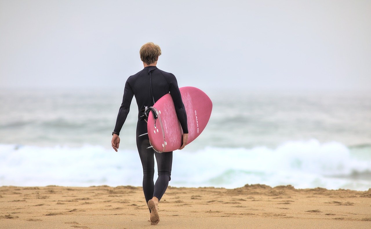 surfing in northern spain